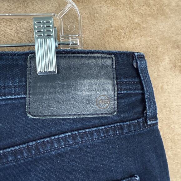 AG Adriano Goldschmied‎ Jeans Mens 38x34 Blue Straight Stretch Mid Rise Denim - Picture 8 of 14